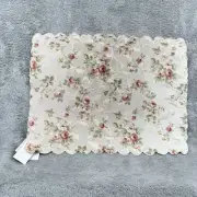Gold Coast Floral Placemat Set Lot of 4 Vintage 80s Cottagecore Shabby NEW NWT
