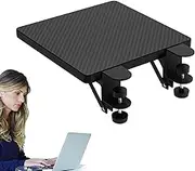 Desk Extension Clamp - Desk Extension Tray Desk Extension Table | Table Stand, Folding Clamp on Shelf, Ergonomic Angled Arm Stand, Armrest for Office