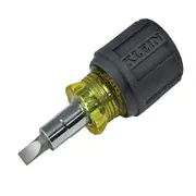 Klein Multi Bit Screw & Nut Driver 6 in 1 Stubby