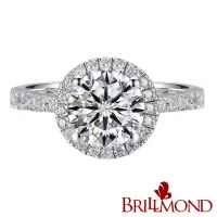 在飛比找momo購物網優惠-【BRILLMOND JEWELRY】GIA 1克拉 D/V