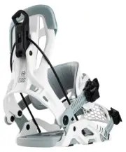 Nidecker FLOW Fuse Hybrid White Snowboard Bindings XL (11-14)
