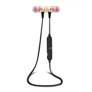 Magnetic Suction A920Bl Wireless Sports Headphone Mini Metal In-Ear Mobile Phone Bluetooth Headset Gold
