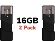 16gb PNY Attaché Flash Drive | 2 Pack
