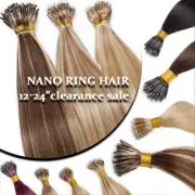 200G THICK Nano Ring Hair Extension Real Russian Remy Human Hair Micro Loop Bead