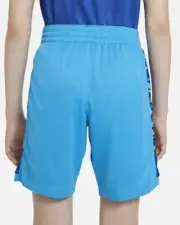NWT Nike Big Boys Trophy Print CamoTraining Shorts AQUA BLUE CJ7809 Free Ship