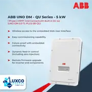ABB UNO DM - QU Series - 5kW 1 Phase 2 MPPT Grid Connect Inverter (Isolator Built-in)