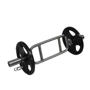 28kg Olympic Barbell Weight Set - Tricep Bar + 20kg Iron Ez Grip Weight Plate