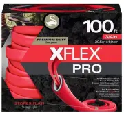 SWAN CSNXF34100 Xflex Pro 3/4" X 100 Ft Flat Non-Kink WATER GARDEN HOSE 8927196