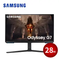 在飛比找ETMall東森購物網優惠-SAMSUNG 28吋 Odyssey G7 平面電競顯示器