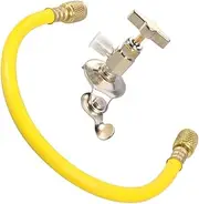 ULTECHNOVO 2pcs Ac Charging Hose R134a Compatible Can Adapter Easy to Use Side Opener