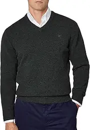 [Hackett London] Men's Lambswool V Neck Sweater