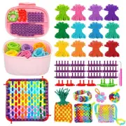 Weaving Loom for Kids and Adults,Potholder Loom Kit with 240 Colorful Loops,2...