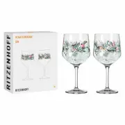 Ritzenhoff gin glass set of 2 Shadow Fauna 005 006, crystal glass, 720 ml R-3...