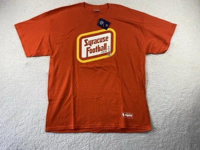 Syracuse Football Mens Shirt Orange Graphic NCAA Bowl Game Bologna Oscar Meyer