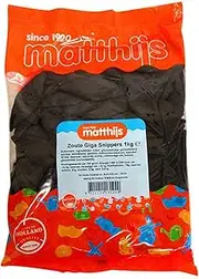 Matthijs Dutch Large Flat Giga Sniper Zout Liquorice 1 kg