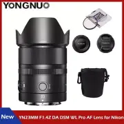 YONGNUO YN23MM F1.4Z DA DSM WL Pro Auto Focus APS-C Lens for Nikon Z5 Z50 Z6