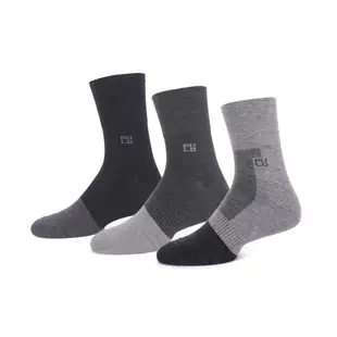 PULO-竹炭無痕紳士襪-6雙入| 一般厚度 紳士襪 商務襪 男襪 腳背網孔加強透氣