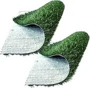 Grass Pad for Dogs 2Pcs 18x23 Inch Dog Grass Pee Pads Breathable Non-Shedding Turf Deodorant Washable Dog Training Pads with Drainage Turf Pee Fake