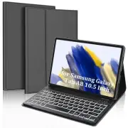 Keyboard Case for Galaxy Tab A8 10.5 Inch 2022, Slim Smart Folio Case with 7 ...