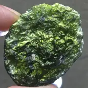 68.2Ct Genuine MOLDAVITE Czech Republic Certificate of Authenticity