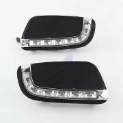 2Pcs For Benz Smart Fortwo 2008-2011 Fog Light LED DRL Daytime Running Lamps (for: Smart)