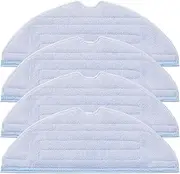 4Pcs Microfiber Mop Cloth Pad for Roborock S8+, S8,S7, S7+, S7 Pro,S7 Max Ultra, S7 MaxV, S7 MaxV Plus, S7 MaxV Ultra Robot Vacuum,Washable Mopping Cloth Accessories