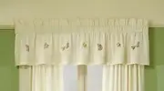 Raymond Waites Giselle Window Valance 86x16 floral Cream new