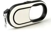 Retractable Dog Lead with Ergonomic Handle cat Walking Leash Anti-Escape Black and White 5 Meters Long