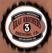 USA Plastic Lined Beer Crown Bottle Cap: Brau Brothers Brewing