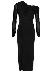 Diane Von Furstenberg Rich Stretch-jersey Midi Dress - Black - XL (UK16 / XL) XL (UK16 / XL)