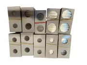 1000 2x2 New Mylar Cardboard* Assortment of Coin Holder Staple Flips Guardhouse