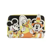 Loungefly Disney Mickey & Friends Candy Corn Zip Around Wallet Money Organiser