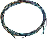 Guitar Strings, 6 Guitar Strings Replacement Steel String, Good Feeling High Glossiness Full Tone Environmental Guitar Strings Colored Nylon Copper Alloy Classic Folk Acoustic