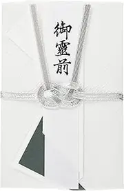 Iyo Yuna Center S091-03 Gold Seal for Buddhist and Condolences, Hand Made Wood Paper, Twin Silver
