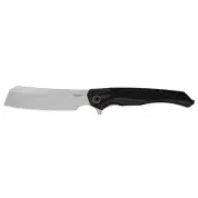 Kershaw Knife Strata Cleaver Frame Lock 2078 KVT Black G10 D2 Pocket Knives