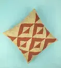 Red Beige Geometric Cushion Cover 18x18 Pottery Barn Pillow Cover Decorative