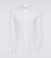 [Ralph Lauren Purple Label] Ralph Lauren Purple Label Cotton poplin Oxford shirt UK 17 white