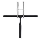 Stainless Steel Shower Squeegee with Silicone Lip Hook Non-slip Handle Rustproof