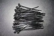 50 PACK 8 IN ARROW HEAD ZIP TIES NYLON BLACK PUSH MOUNT WIRE CABLE BCT8A-1