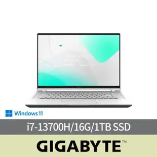 【GIGABYTE 技嘉】16吋i7 RTX4060創作者筆(AERO 16 OLED BKF/i7-13700H/16G/1TB SSD/Win11/OLED 4K)