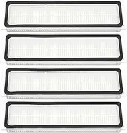 [LT Easiyl] 4Pcs Robot Vacuum Cleaner Accessories Part Replacement Compatible with Dreame D9 L10 pro D9 Max D9 PRO D10s Sweeper Filter White