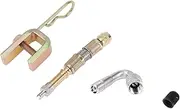 X AUTOHAUX 1 Set 45 Degrees Copper Tire Valve Extension with Durable Stainless Steel 75mm Tyre Valve Stem Extender for Car Motorcycle RV Truck Bike