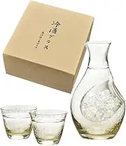 Toyo Sasaki Glass Sake Glass Collection Takasegawa Amber Cold Sake Set G604-M72