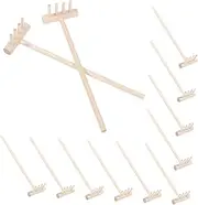 HAWILLOSCH 12pcs Mini Zen Garden Rake Tabletop Garden Sandbox Tools Desktop Decoration