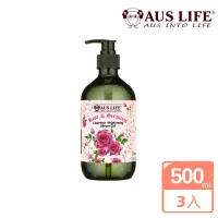 在飛比找momo購物網優惠-【AUS LIFE 澳思萊】玫瑰天竺葵嫩白沐浴露500ml(