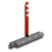 Traffic Lane Separator Kerb - Post