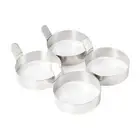 Steel Round With Handle Egg Frying Mold Omelette Mould Pancake Shaper Egg Ring