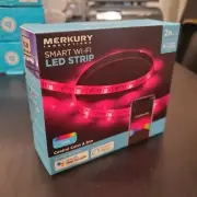 Merkury Innovations Smart Wi-Fi LED Strip 2M Length works w/ Google Nest Mini