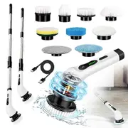 Electric Scrubber Spin Turbo Scrubber Cordless Cleaning Brush Bathroom Cleaner