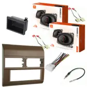 JBL 4x6" Speakers + Double DIN Radio Install kit For 1988-94 C/K 1500 (BEIGE)